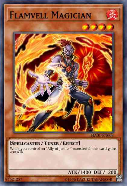 Flamvell Magician - HA01-EN008 - Super Rare - Limited