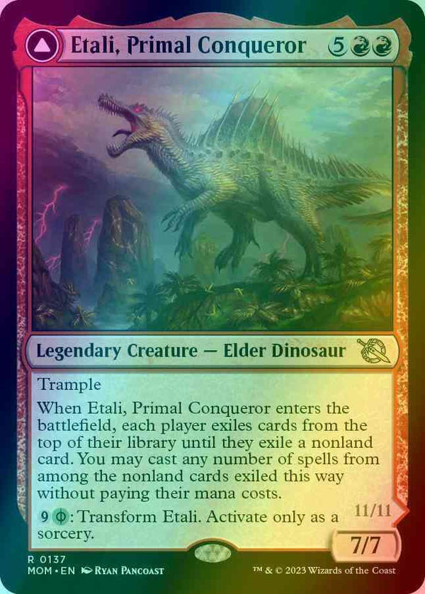 Etali, Primal Conqueror // Etali, Primal Sickness [137] [March of the Machine] [Foil]