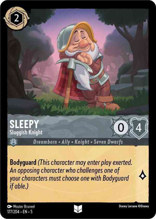 Sleepy - Sluggish Knight - 177/204 [Shimmering Skies] [Non-Foil]