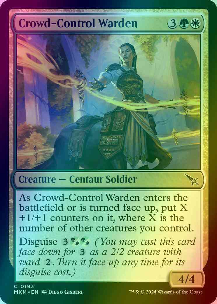 Crowd-Control Warden [193] [Murders at Karlov Manor] [Foil]