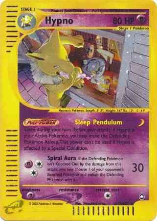 Hypno - H12/H32 - Rare [ecard2-162] [Holo]