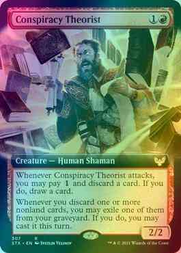 Conspiracy Theorist [307] [Extended Art] [Strixhaven: School of Mages] [Foil]