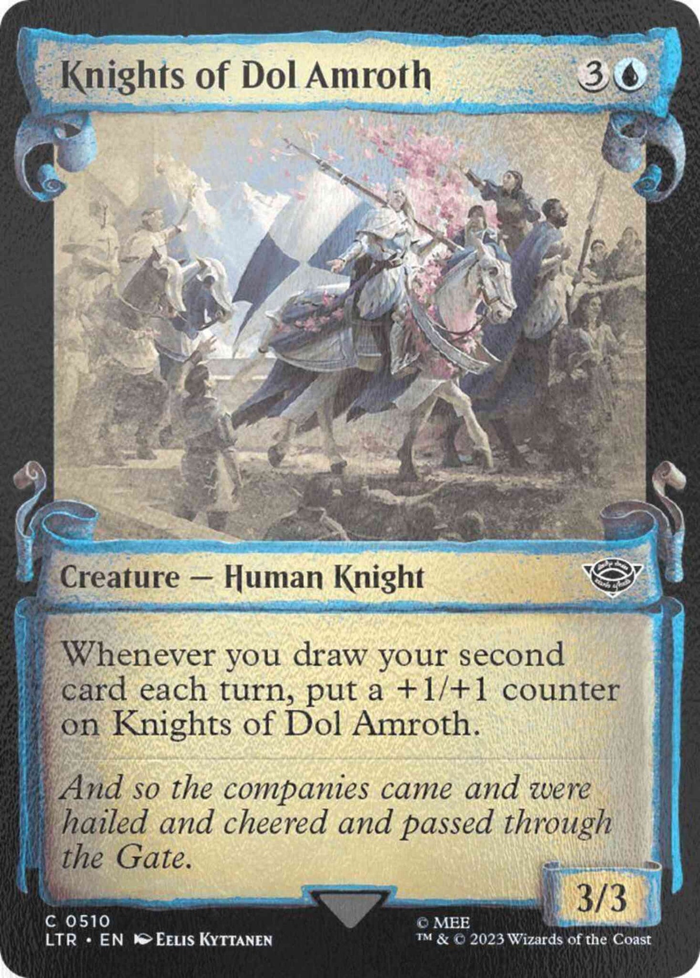 Knights of Dol Amroth [510] [Scrolls Showcase] [The Lord of the Rings: Tales of Middle-earth] [Silver Foil]