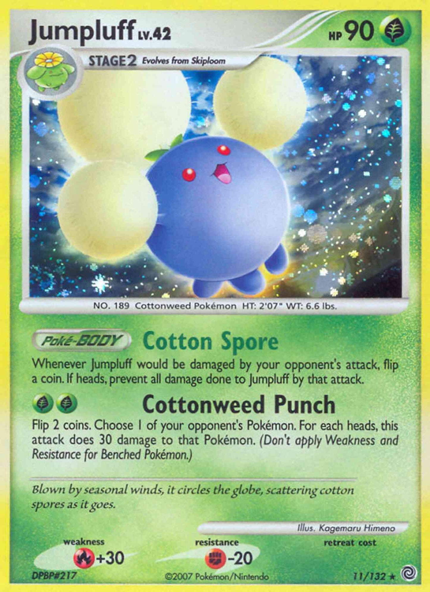 Jumpluff - 11/132 - Rare Holo [dp3-11] [Holo]