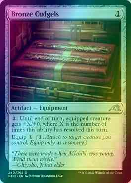 Bronze Cudgels [240] [Kamigawa: Neon Dynasty] [Foil]
