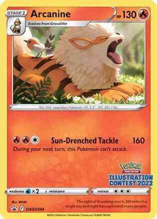 Arcanine - SWSH304 - Promo [Illustration Contest 2022] [swshp-SWSH304] [Non-Holo]