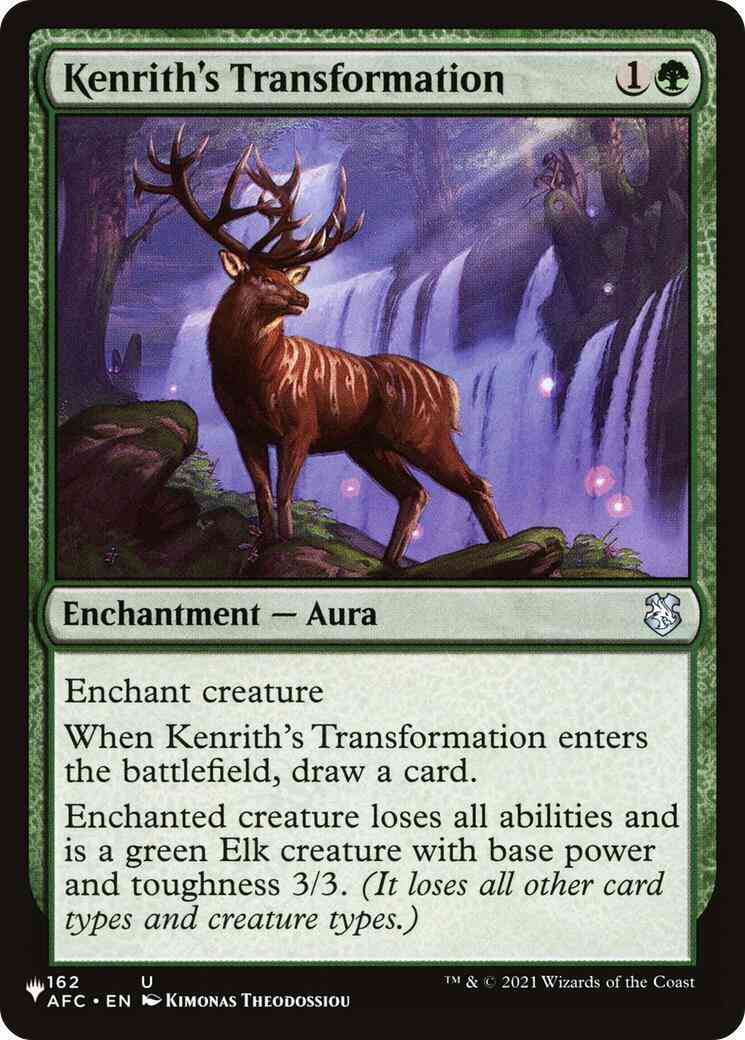 Kenrith's Transformation [AFC-162] [The List] [Non-Foil]