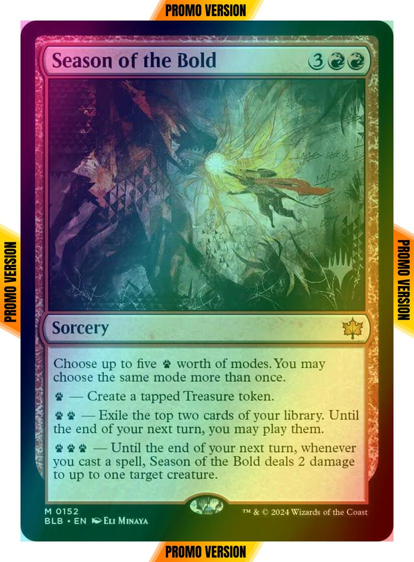 Season of the Bold [152p] [Promo Pack] [Bloomburrow: Promos] [Foil]