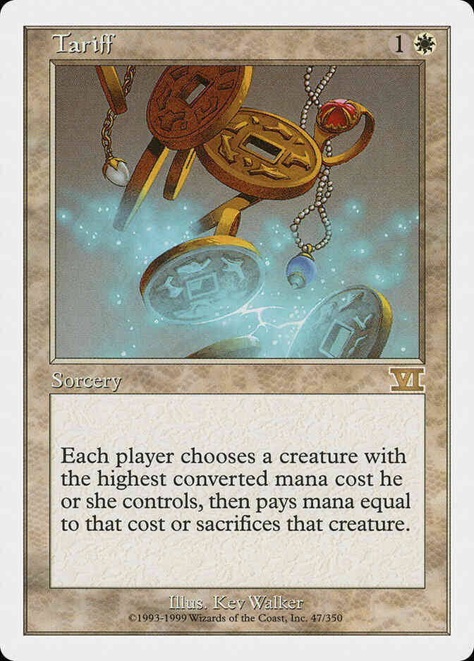 Tariff [47] [Classic Sixth Edition] [Non-Foil]
