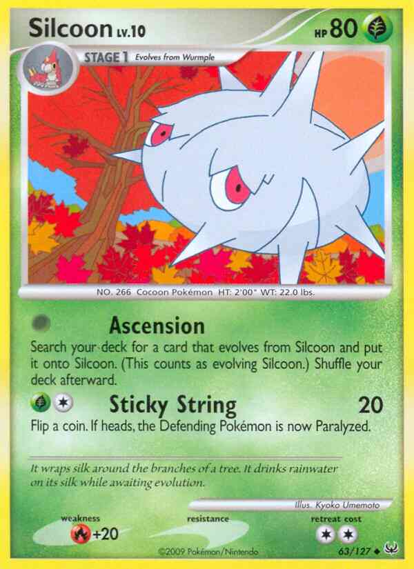 Silcoon - 63/127 - Uncommon [pl1-63] [Reverse Holo]