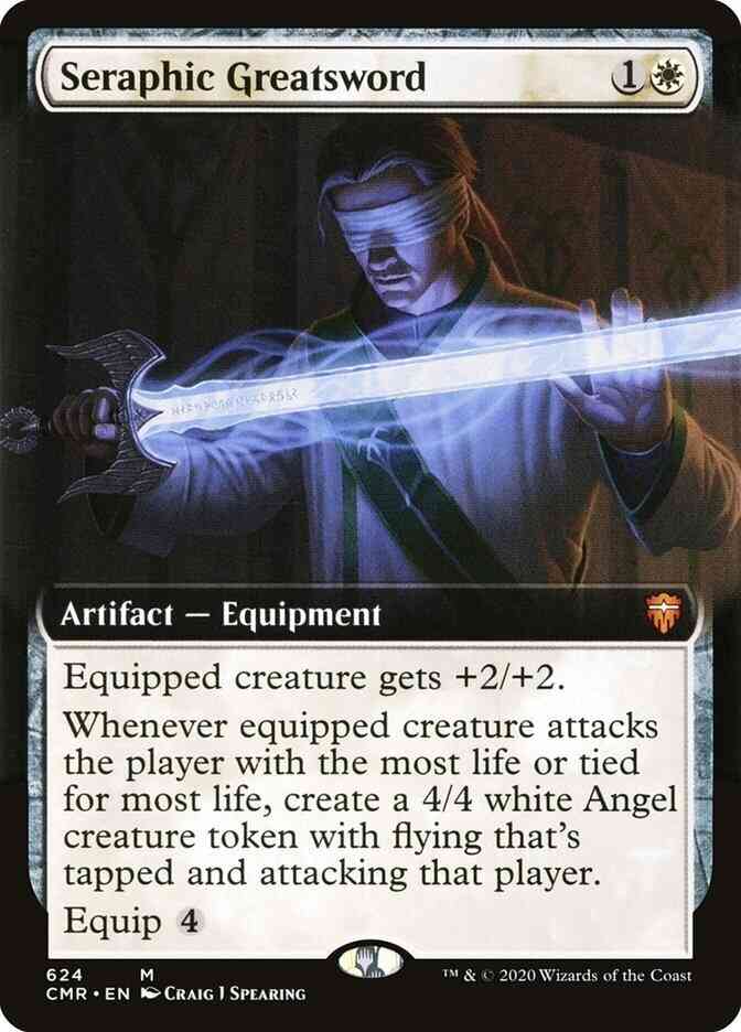 Seraphic Greatsword [624] [Extended Art] [Commander Legends] [Non-Foil]