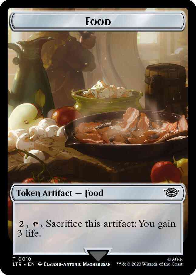 Food Token (10) // Soldier Token (05) [The Lord of the Rings: Tales of Middle-earth: Commander: Tokens] [Non-Foil]