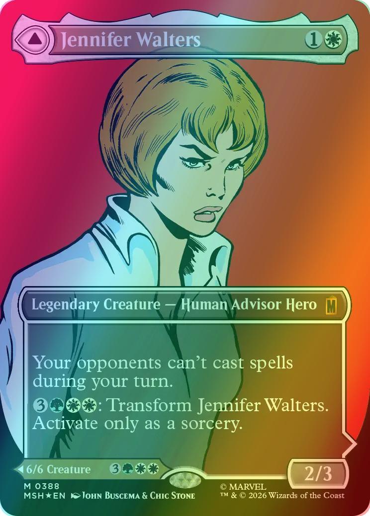 Jennifer Walters // The Sensational She-Hulk [388] [Borderless] [Classic Comic] [Marvel Super Heroes] [Foil]