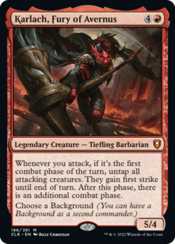 Karlach, Fury of Avernus [186] [Commander Legends: Battle for Baldur's Gate] [Non-Foil]