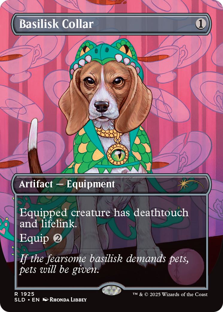 Basilisk Collar [1925] [Borderless] [Dogs Are Better Than Cats] [Secret Lair Drop] [Non-Foil]