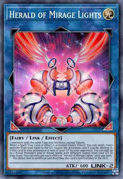 Herald of Mirage Lights - DUOV-EN011 - Ultra Rare - 1st Edition