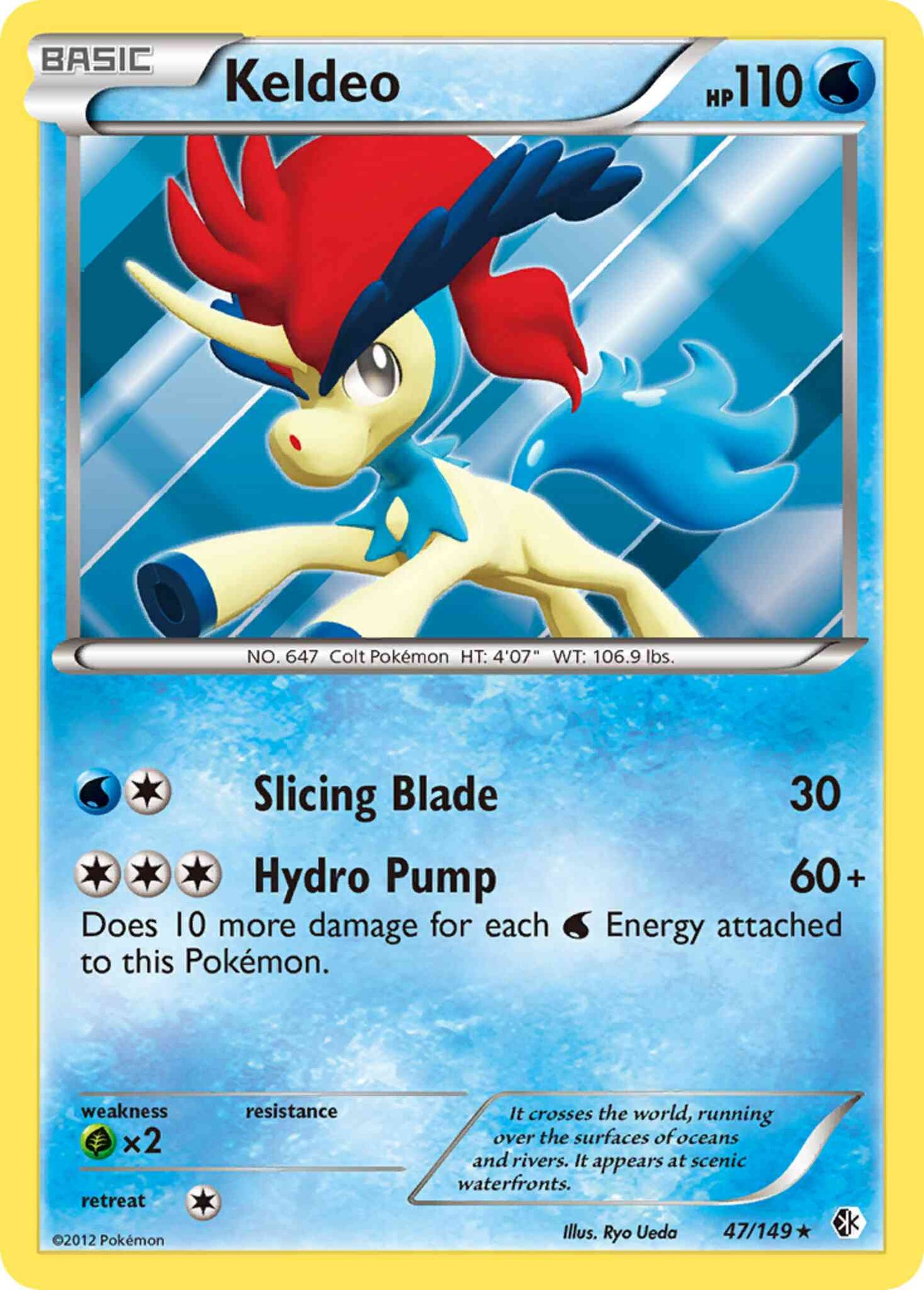 Keldeo - 47/149 - Rare Holo [bw7-47] [Holo]