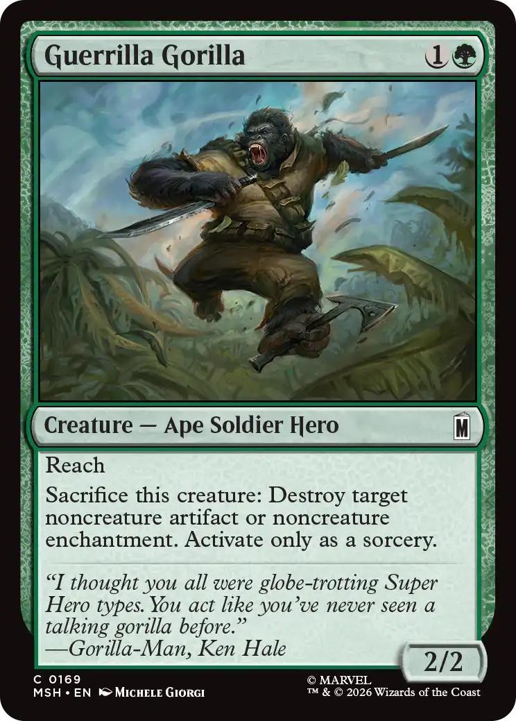Guerrilla Gorilla [169] [Marvel Super Heroes] [Non-Foil]