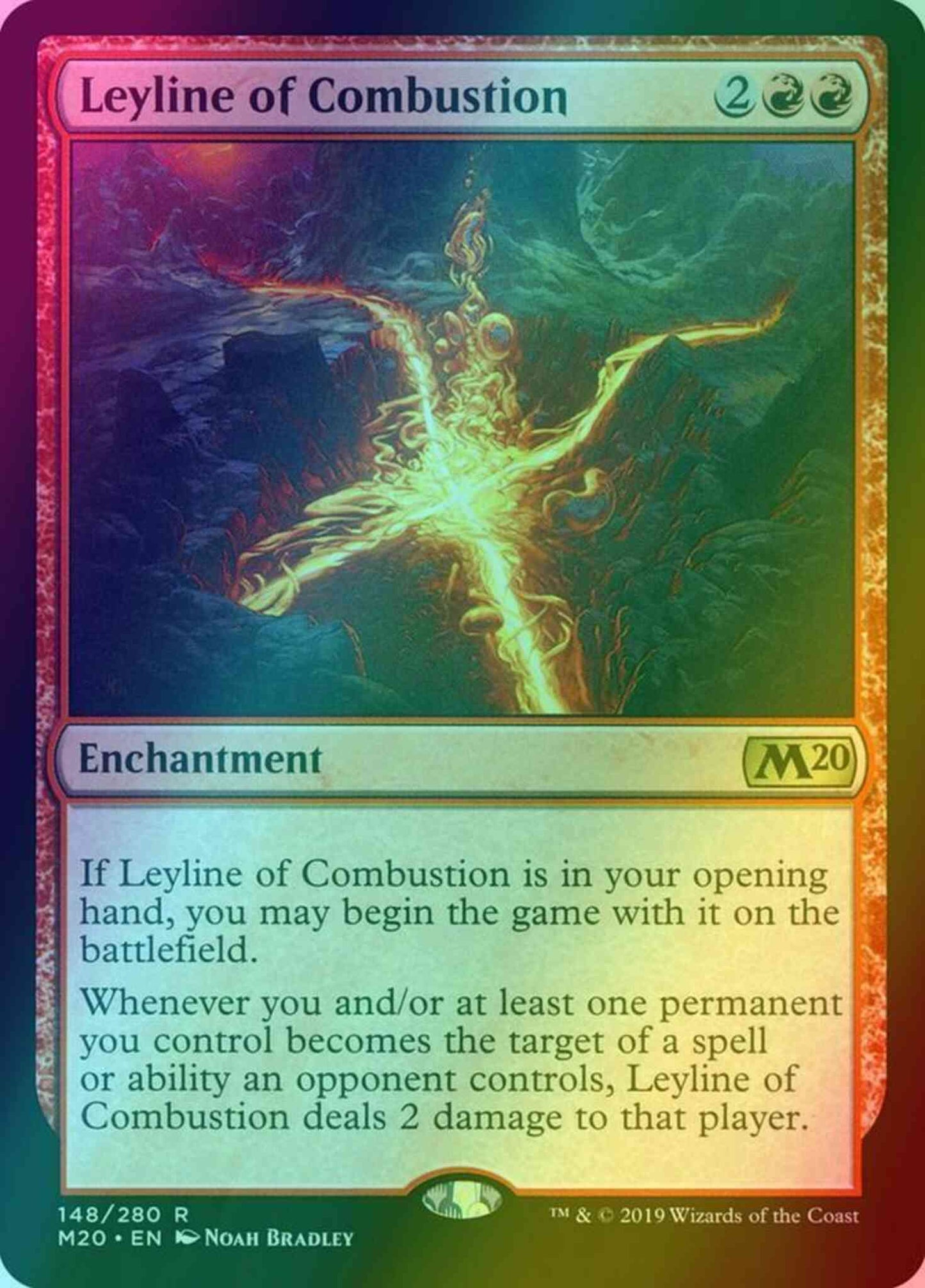 Leyline of Combustion [148] [Core Set 2020] [Foil]