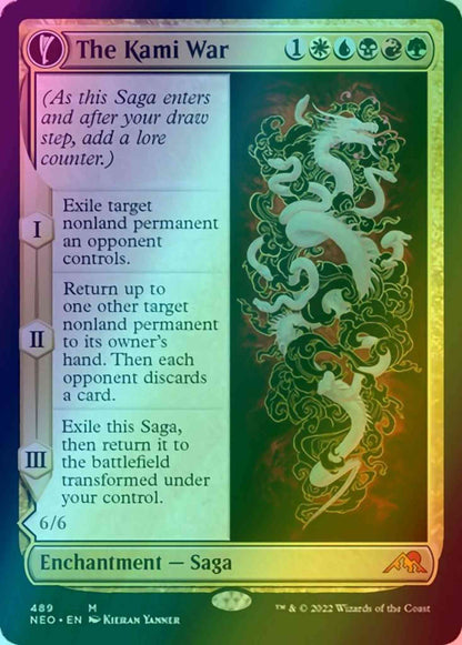 The Kami War // O-Kagachi Made Manifest [489] [Extended Art] [Kamigawa: Neon Dynasty] [Foil]
