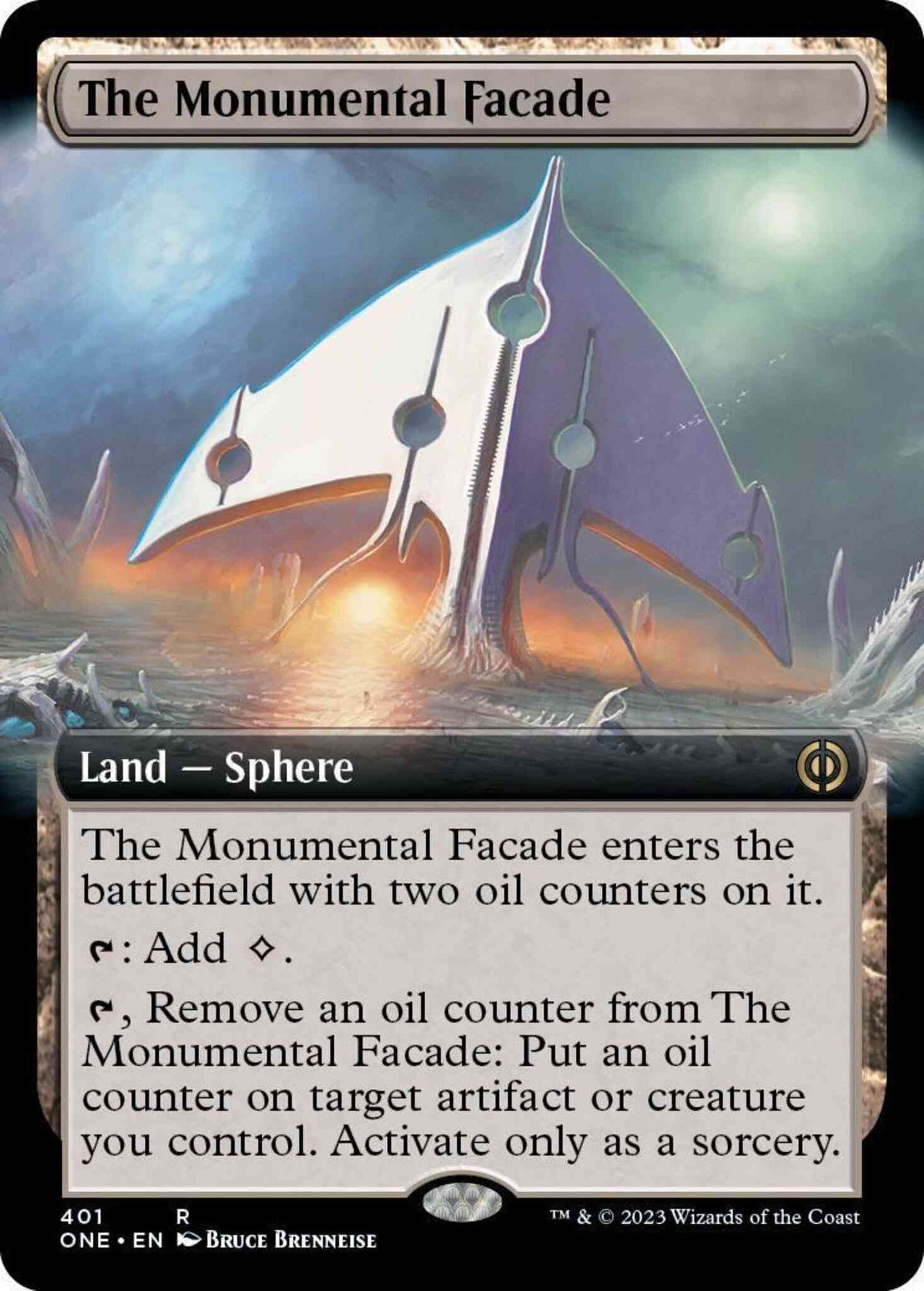 The Monumental Facade [401] [Extended Art] [Phyrexia: All Will Be One] [Non-Foil]