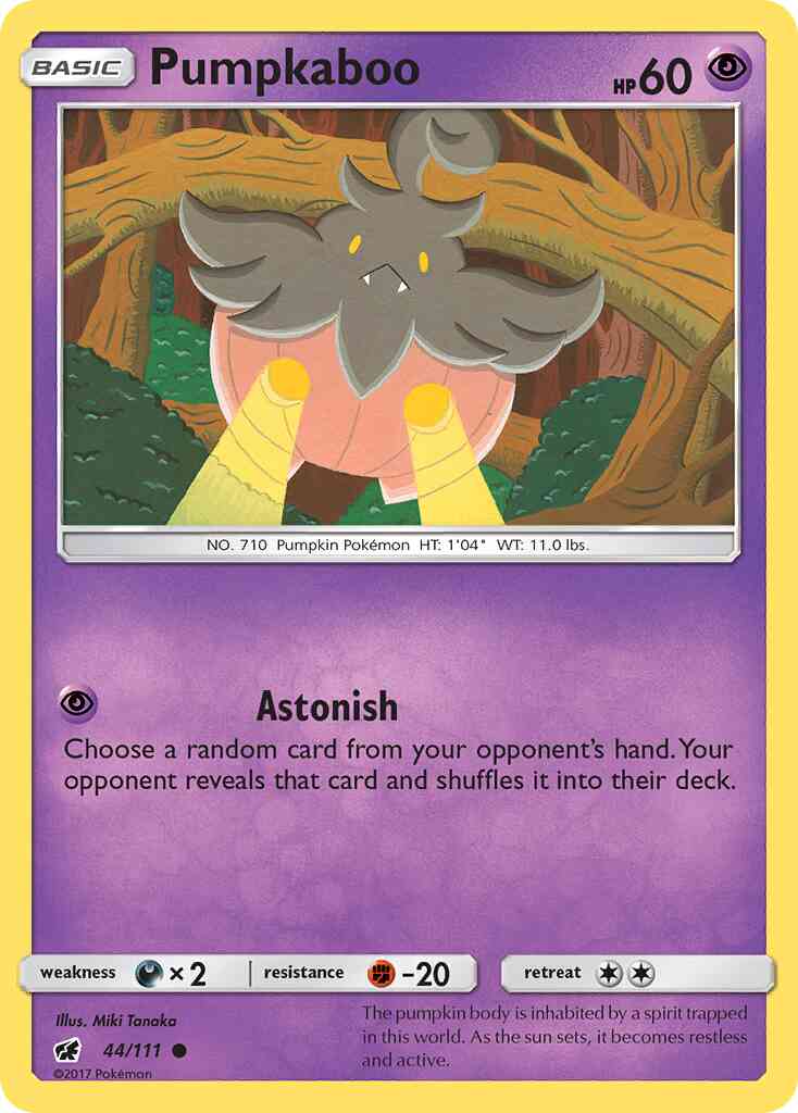 Pumpkaboo - 44/111 - Common [sm4-44] [Reverse Holo]