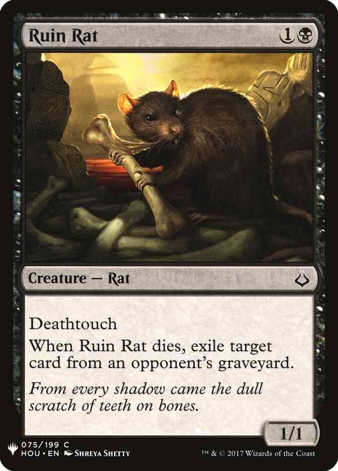 Ruin Rat [HOU-75] [The List] [Non-Foil]
