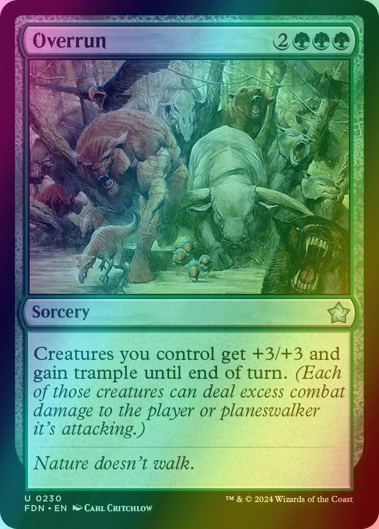 Overrun [230] [Foundations] [Foil]
