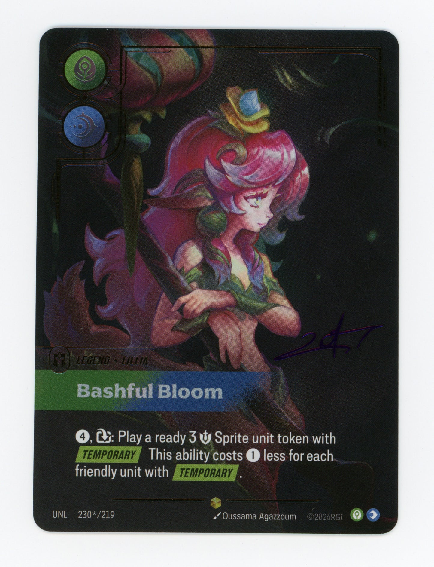 Bashful Bloom (Lillia) — Signature|Foil — ID 17549