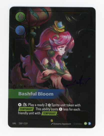 Bashful Bloom (Lillia) — Signature|Foil — ID 17549