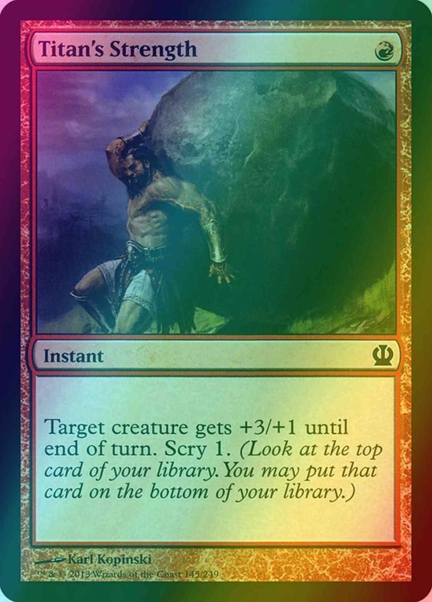 Titan's Strength [145] [Theros] [Foil]