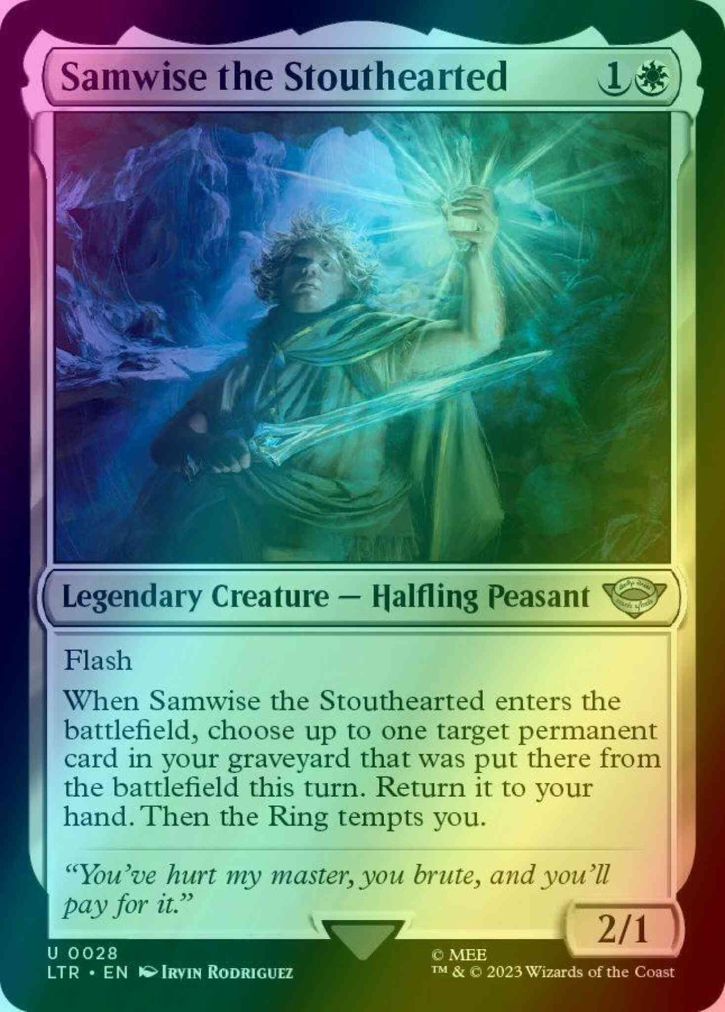 Samwise the Stouthearted [28] [The Lord of the Rings: Tales of Middle-earth] [Foil]