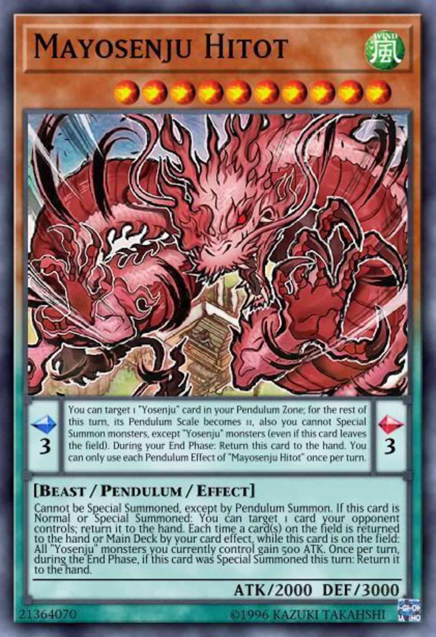 Mayosenju Hitot - RIRA-EN011 - Super Rare - Unlimited