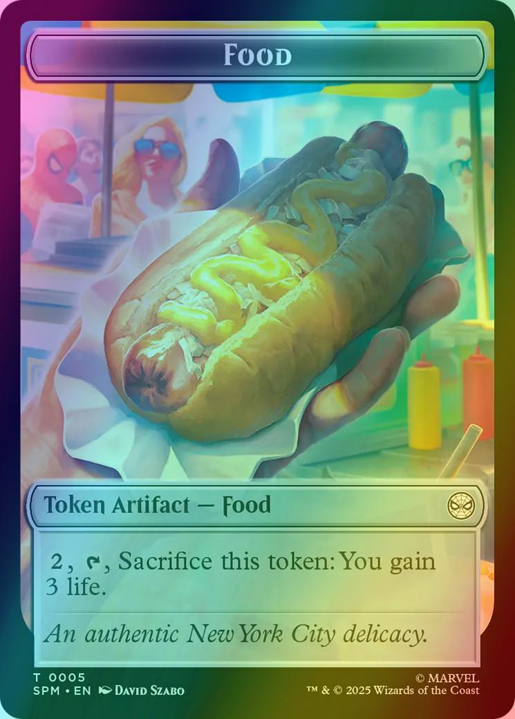 Food Token (05) // Robot Token (06) [Marvel's Spider-Man: Tokens] [Foil]
