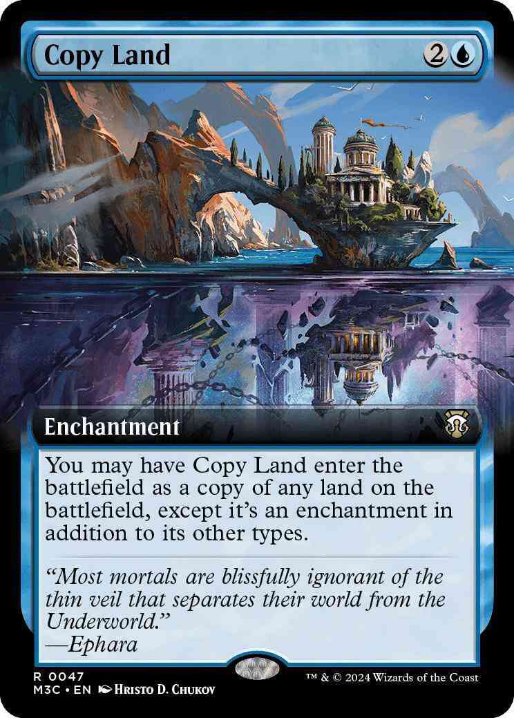 Copy Land [47] [Extended Art] [Modern Horizons 3: Commander] [Non-Foil]