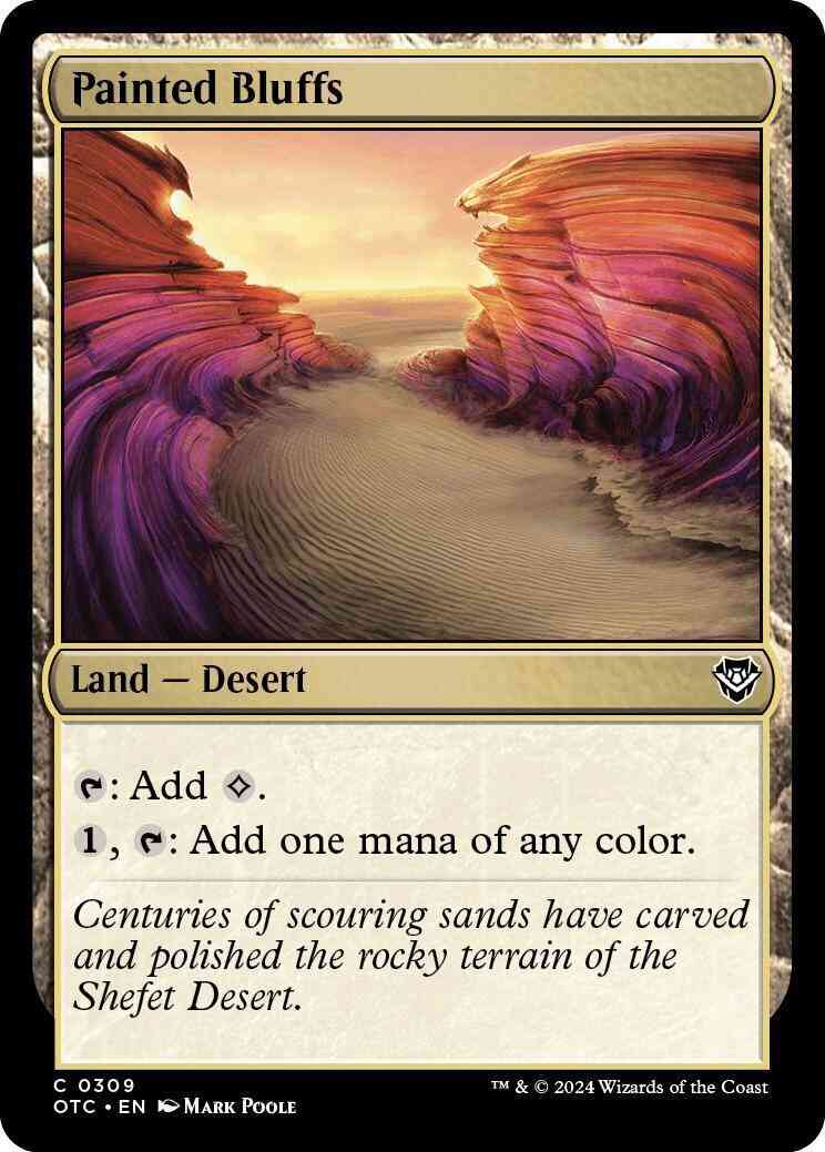 Painted Bluffs [309] [Outlaws of Thunder Junction: Commander] [Non-Foil]