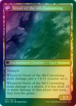 Hidetsugu Consumes All // Vessel of the All-Consuming [221] [Kamigawa: Neon Dynasty] [Foil]