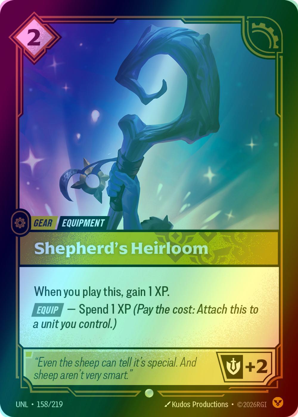 Shepherd's Heirloom - 158/219 [Unleashed] [Foil]