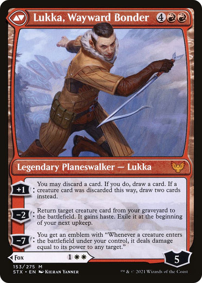 Mila, Crafty Companion // Lukka, Wayward Bonder [STX-153] [The List] [Non-Foil]