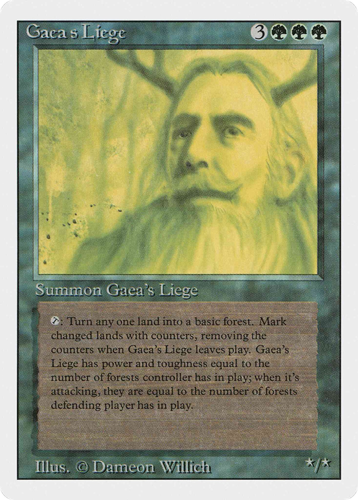 Gaea's Liege [198] [Revised Edition] [Non-Foil]