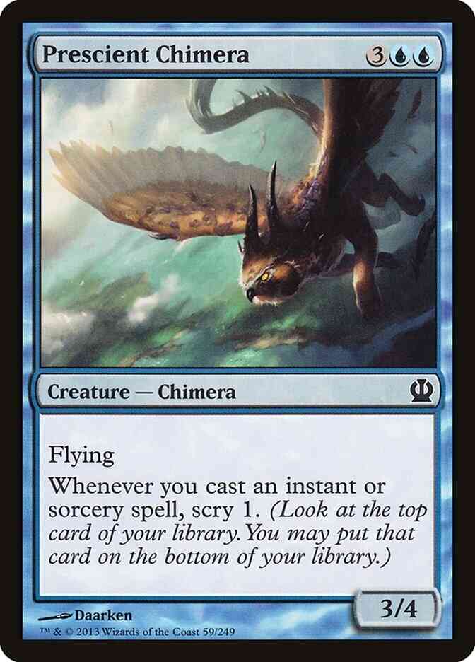 Prescient Chimera [59] [Theros] [Non-Foil]