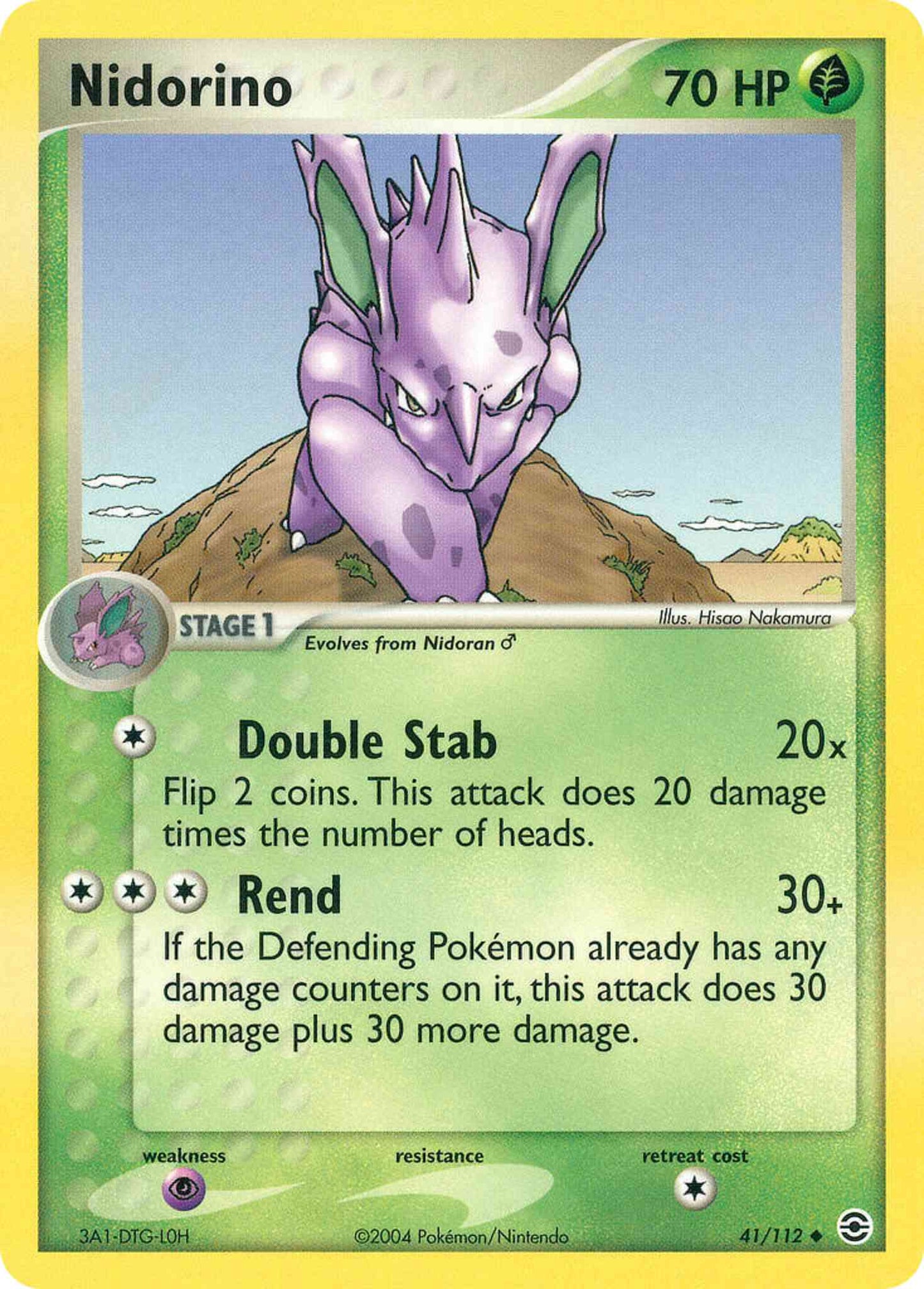Nidorino - 41/112 - Uncommon [ex6-41] [Non-Holo]