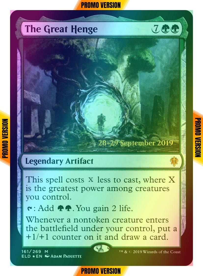 The Great Henge [161s] [Throne of Eldraine Promos] [Foil]