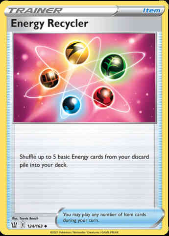 Energy Recycler - 124/163 - Uncommon [swsh5-124] [Reverse Holo]