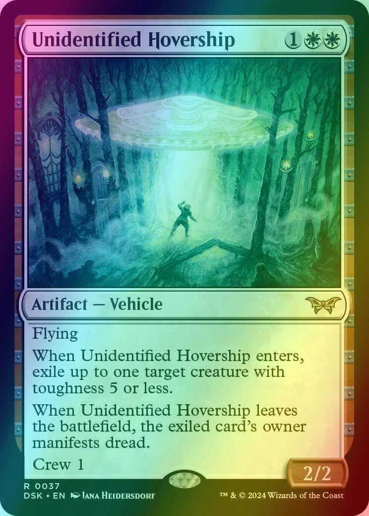 Unidentified Hovership [37] [Duskmourn: House of Horror] [Foil]