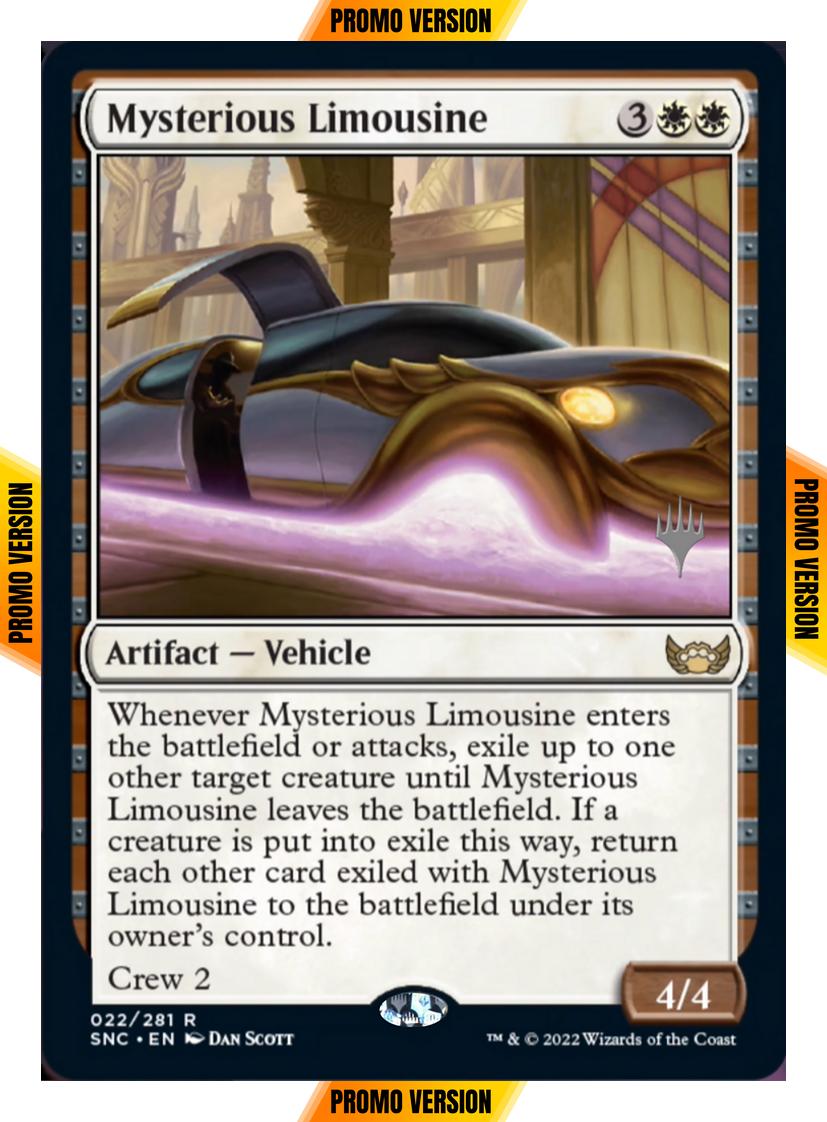 Mysterious Limousine [Promo Pack] [22p] [Streets of New Capenna: Promos] [Non-Foil]