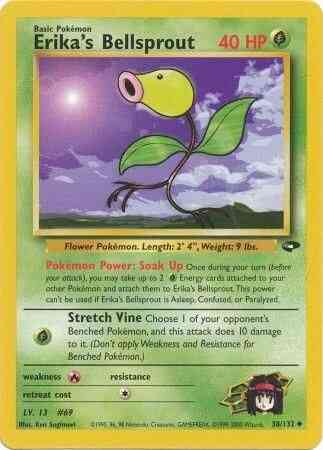 Erika's Bellsprout - 38/132 - Uncommon - Unlimited [gym2U-38] [Non-Holo]