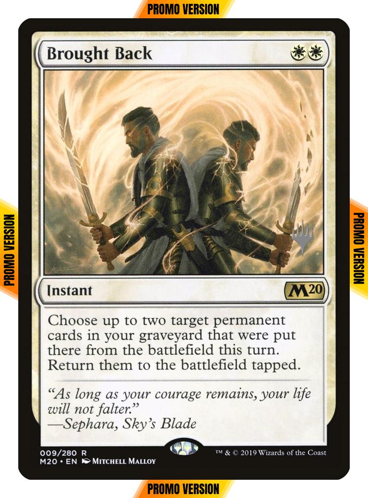 Brought Back [9p] [Promo Pack] [Core Set 2020 Promos] [Foil]