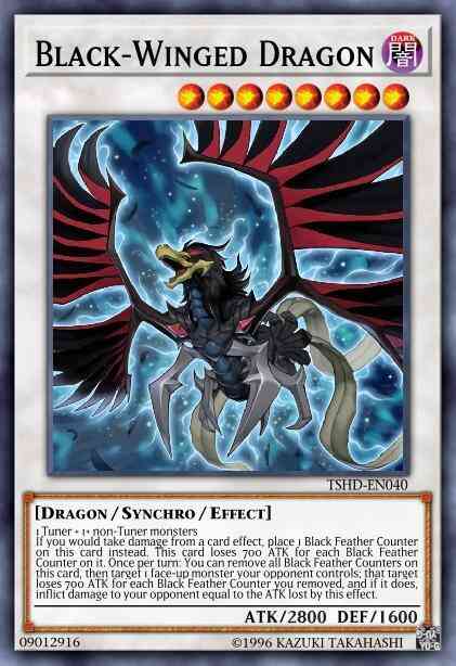 Black-Winged Dragon - DP11-EN016 - Super Rare - 1st Edition