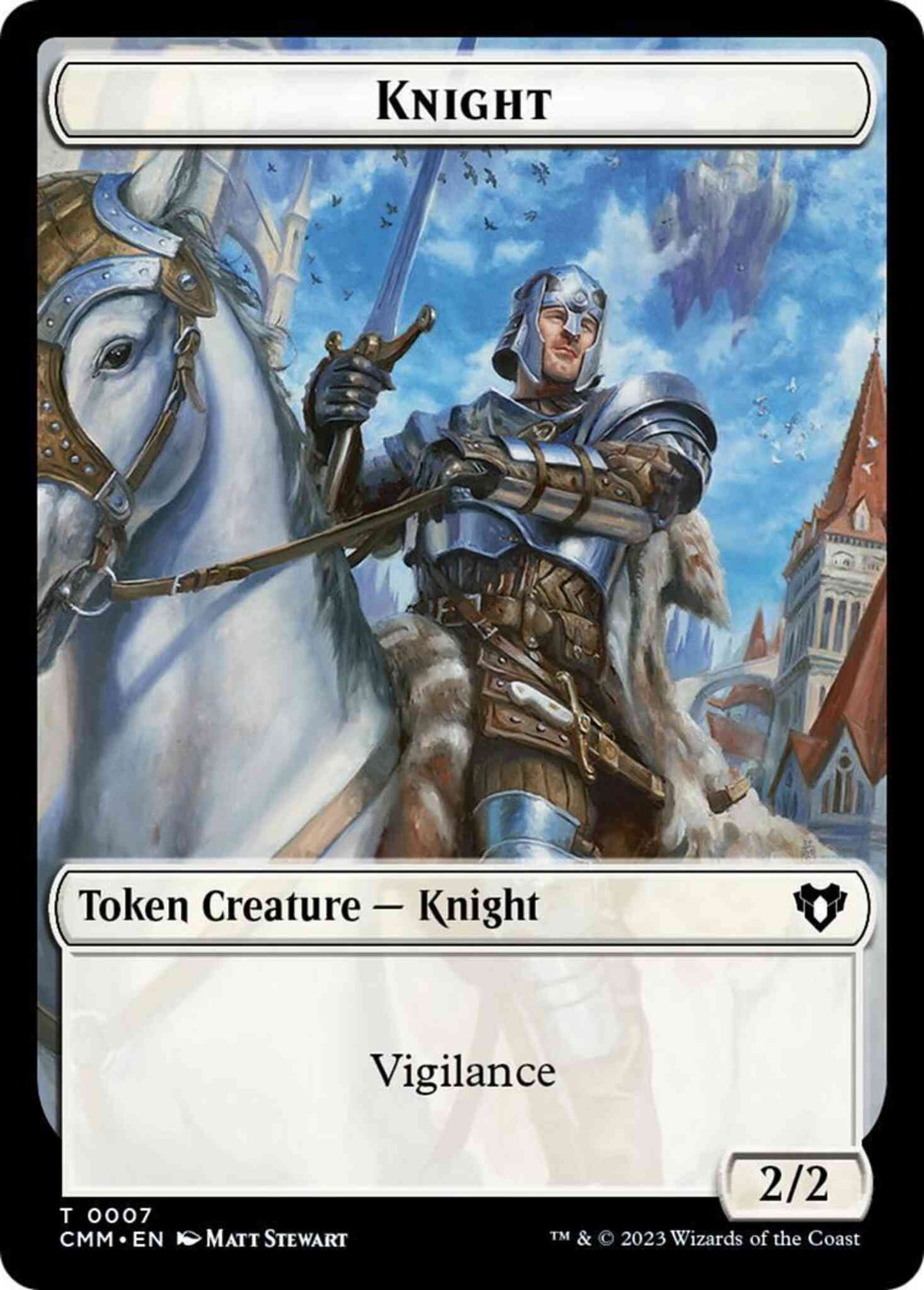 Knight Token (07) // Treasure Token (48) [Commander Masters: Tokens] [Non-Foil]